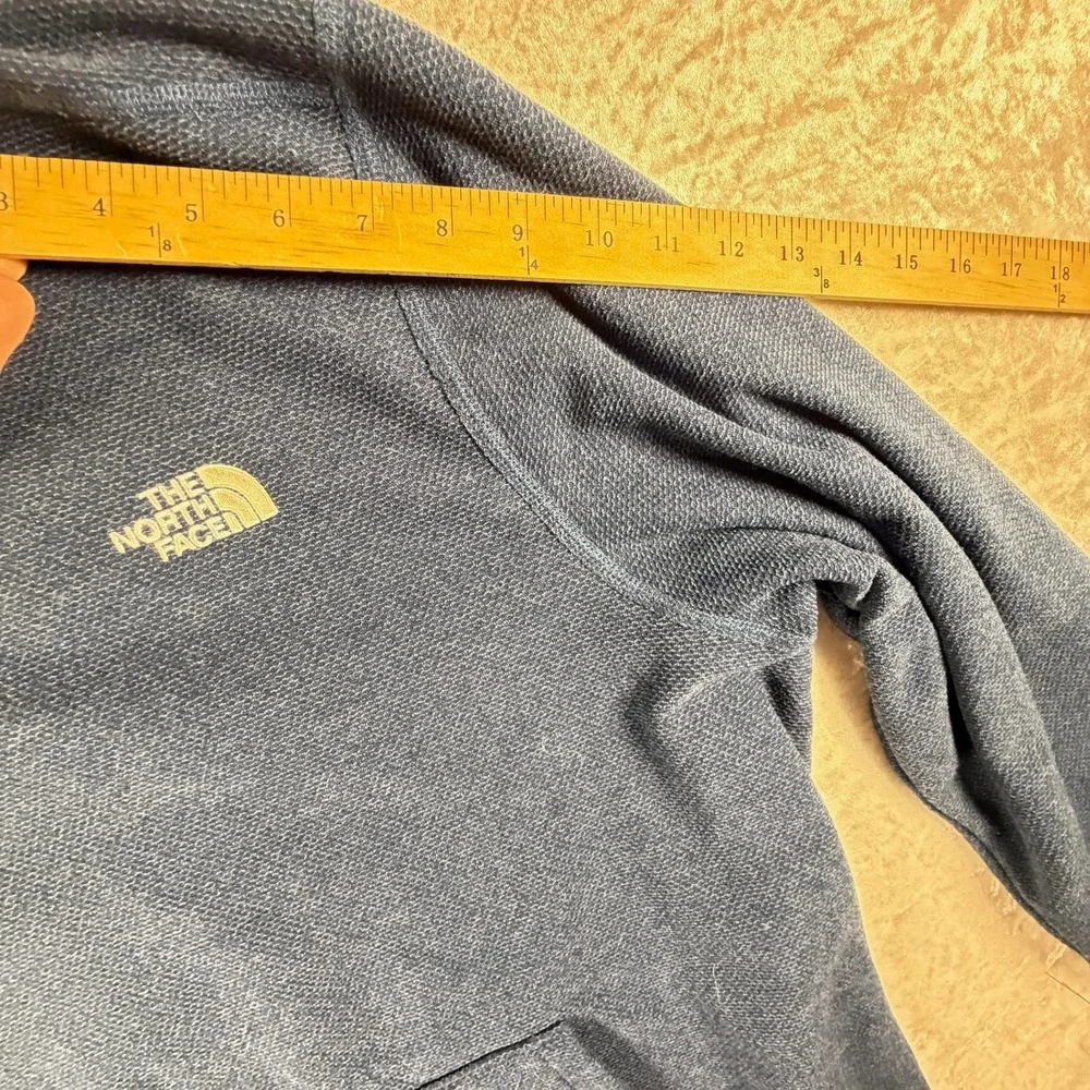 The North Face Pullover Men XL Blue Excellent‎ Waffle Knit Fleece NF0A7UJDHDC